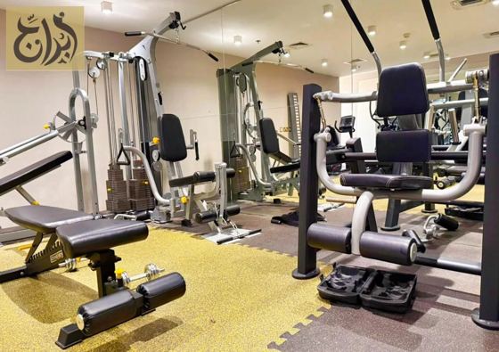Multi station gym equipment at Abraj Suites Hotel Doha