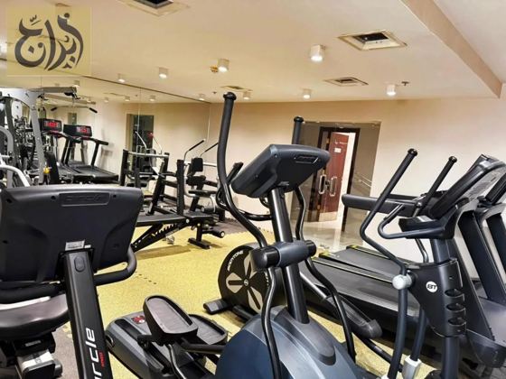 Cardio area of the fitness centre at Abraj Suites Hotel Doha